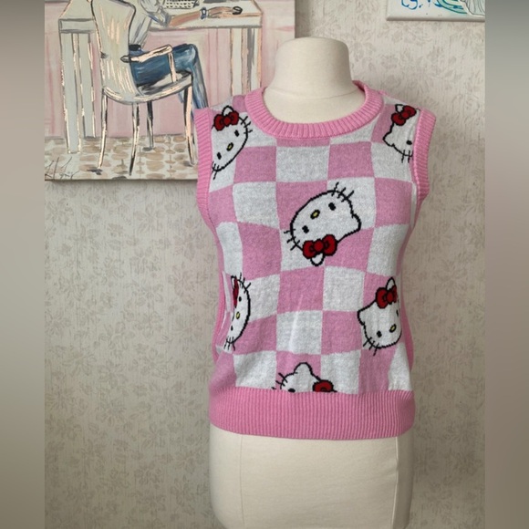 Hello Kitty Sweaters - Hello Kitty Sweater Vest